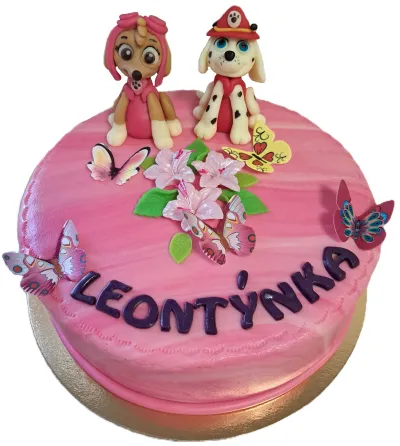 Tlapková patrola - poctivý Dětské narozeninové dorty Ostrava a Karviná z Cukrářství Blahutovi