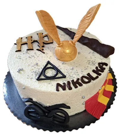 Harry Potter - zlatounka - poctivý Dětské narozeninové dorty Ostrava a Karviná z Cukrářství Blahutovi