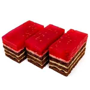 Malinový řez - tradiční čerstvý mini zákusek, cukrárna Ostrava, Karviná a Petřvald