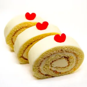 Marcipánová roláda - vanilka - tradiční čerstvý mini zákusek, cukrárna Ostrava, Karviná a Petřvald