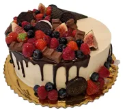 Nahé - ovocný nahý dort s mascarpone