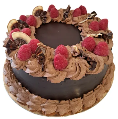 Pařížský dort s malinami - poctivý Narozeninové dorty na zakázku Karviná a Ostrava z Cukrářství Blahutovi