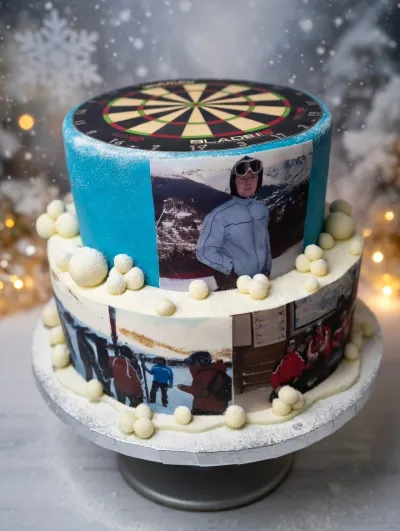 Dort lyže a šipky - poctivý Narozeninové dorty na zakázku Karviná a Ostrava z Cukrářství Blahutovi