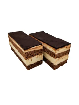 Tvarohový řez - tradiční čerstvý mini zákusek, cukrárna Ostrava, Karviná a Petřvald