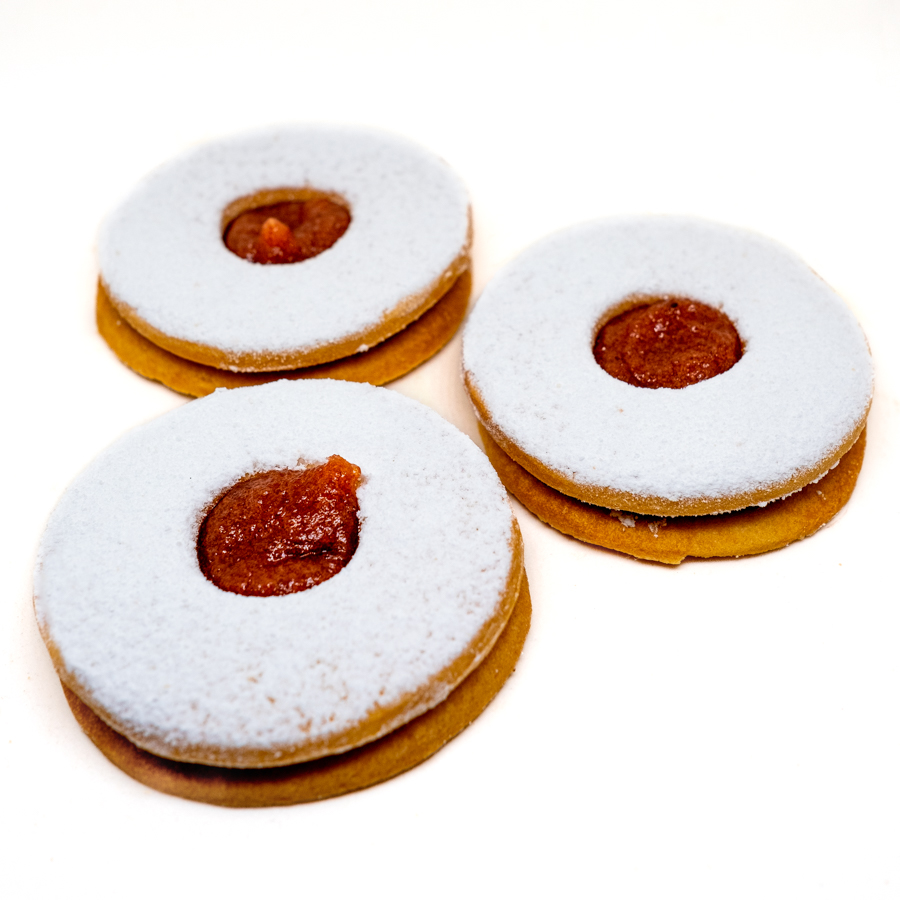 Linecké kolečko s marmeládou  